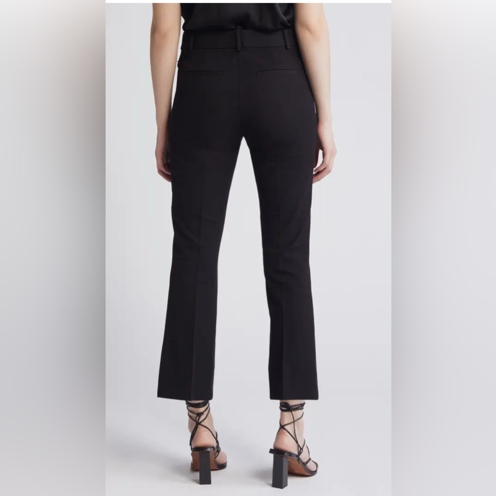 FRAME Le Crop Mini Boot Trousers Black Plus Size , size 16 - Picture 15 of 16